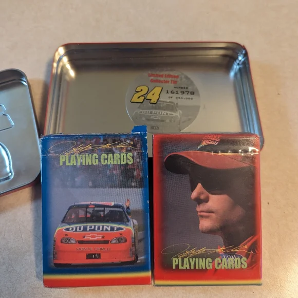 Vintage NASCAR Jeff Gordon Playing Cards - Picture 2 of 3